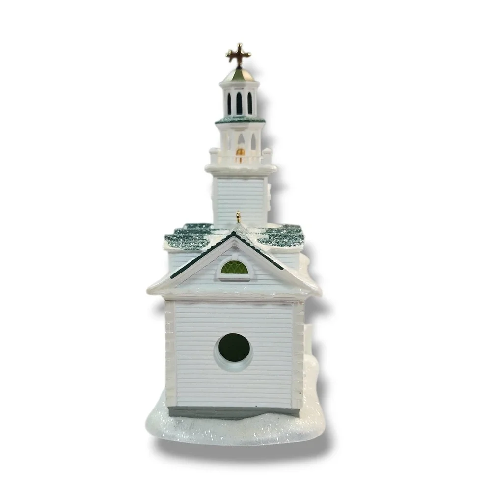Hallmark Keepsake Colonial Church‎ Candlelight Services Magic Ornament 2005
